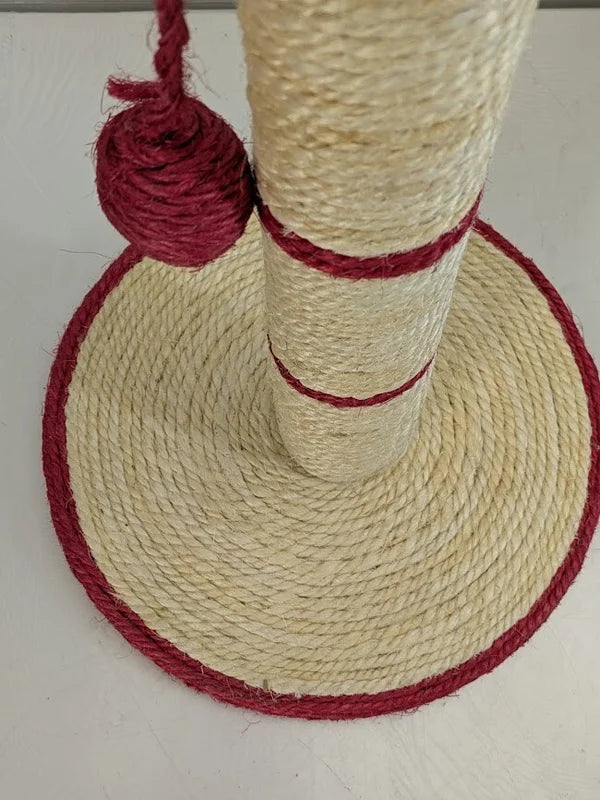 Cat Scratching Post Sisal With Jute Rope Ball