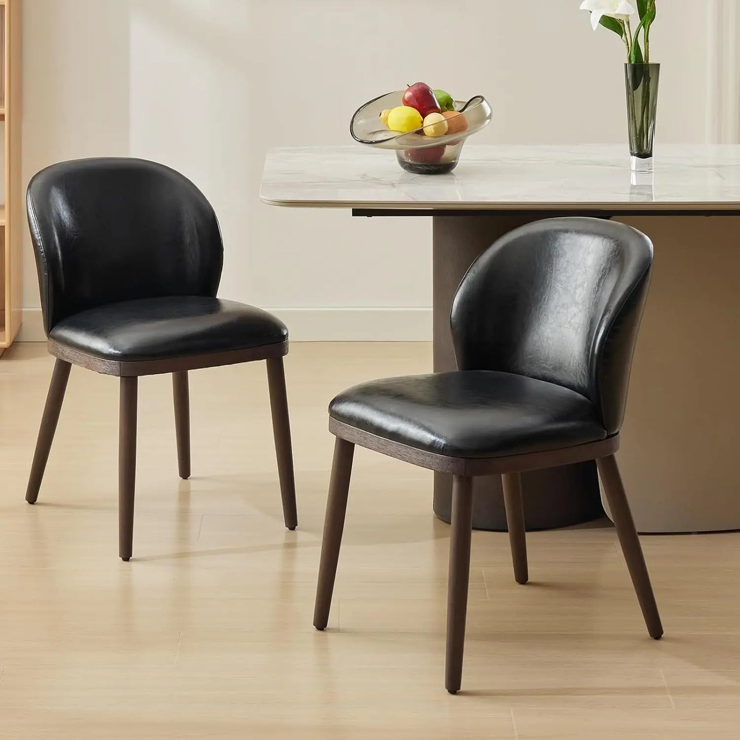 HiMISS Modern Upholstered Dining Chairs Set of 2