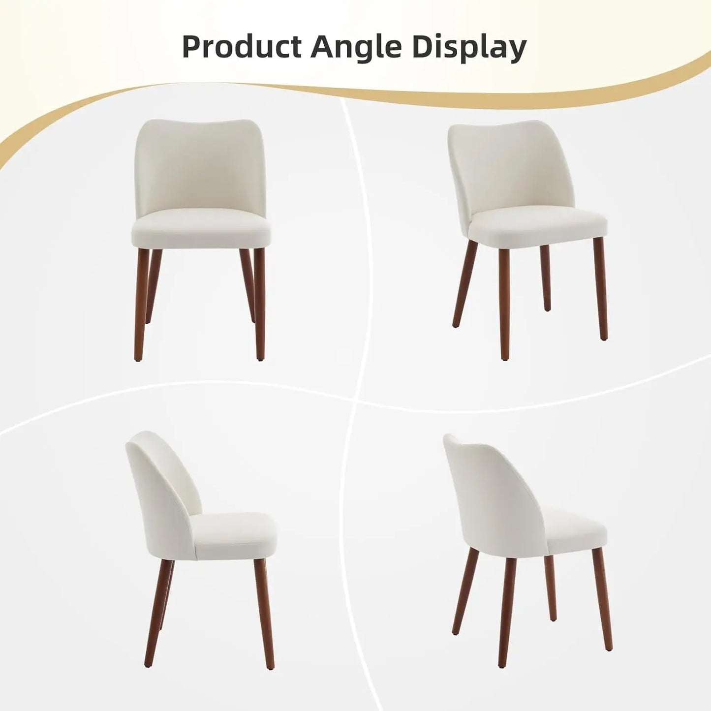 HobbyLane Mid Century Modern Dining Chairs Set of 2