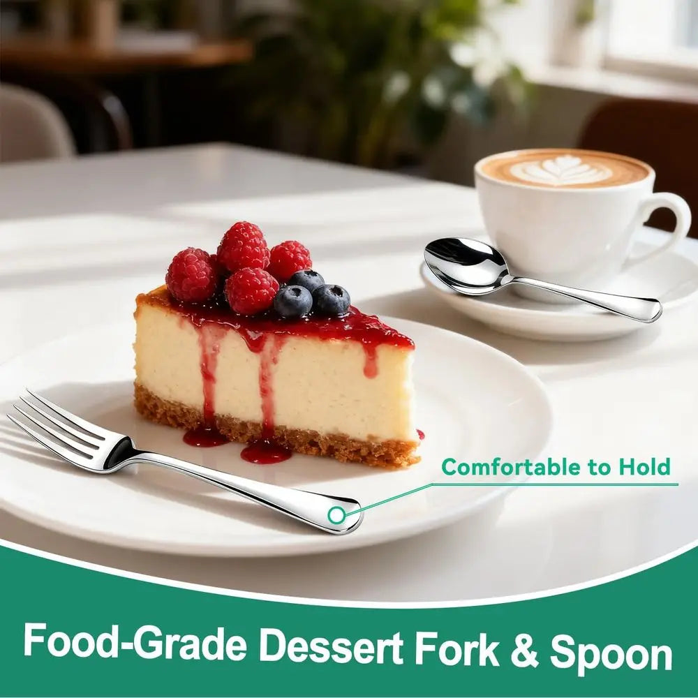 Stainless Steel Silverware Set With Organizer