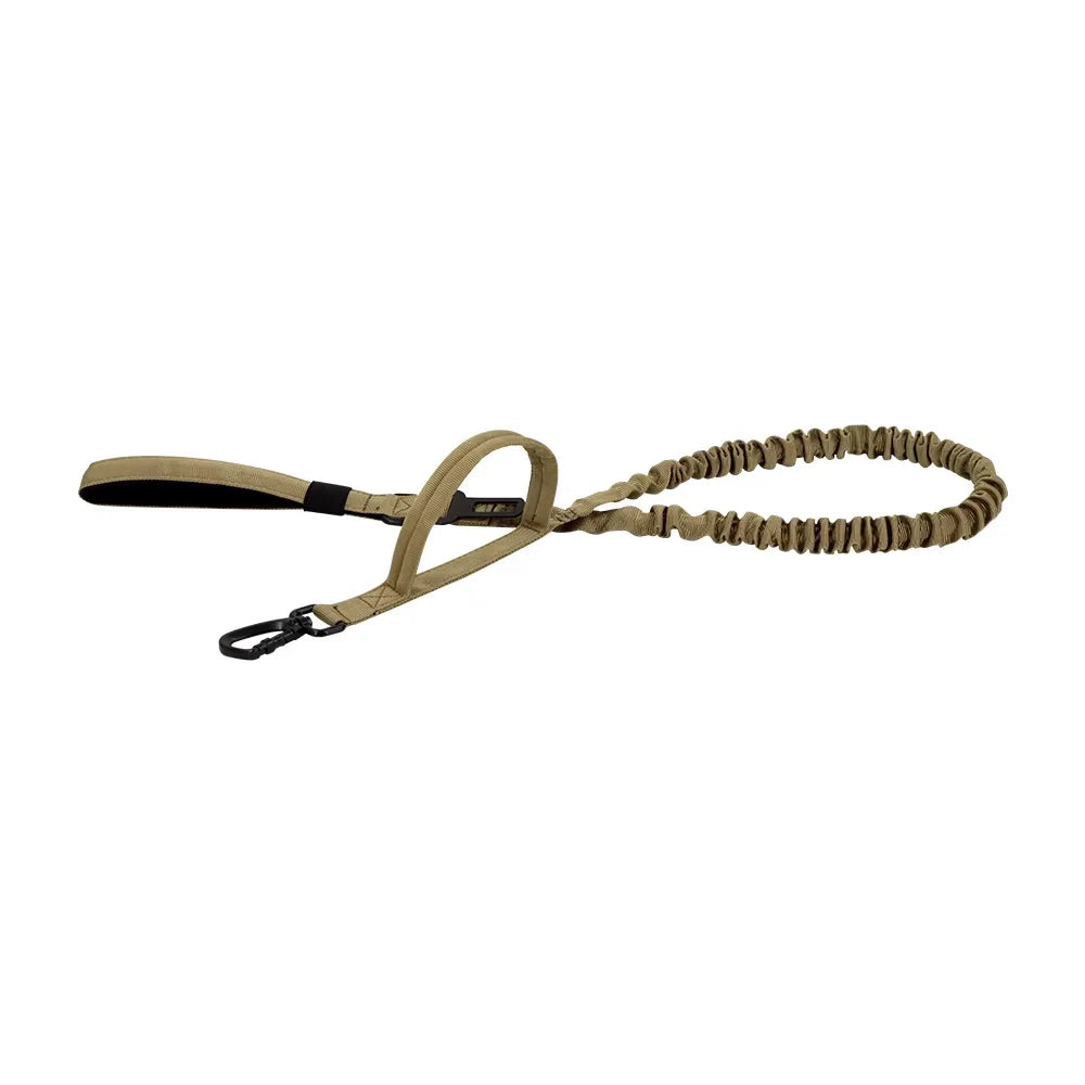 Military Dog Leash With Dual Handles And Quick Release
