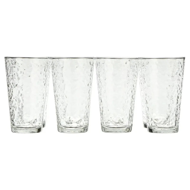 Vintage Frost Glass Drinkware Set 8 Piece