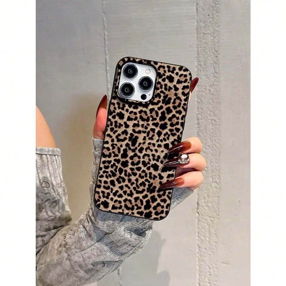 CHUBAN Leopard Print Anti-Drop Phone Case for iPhone Pro Max