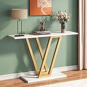 Little Tree Console Table Industrial Hallway Sofa Table