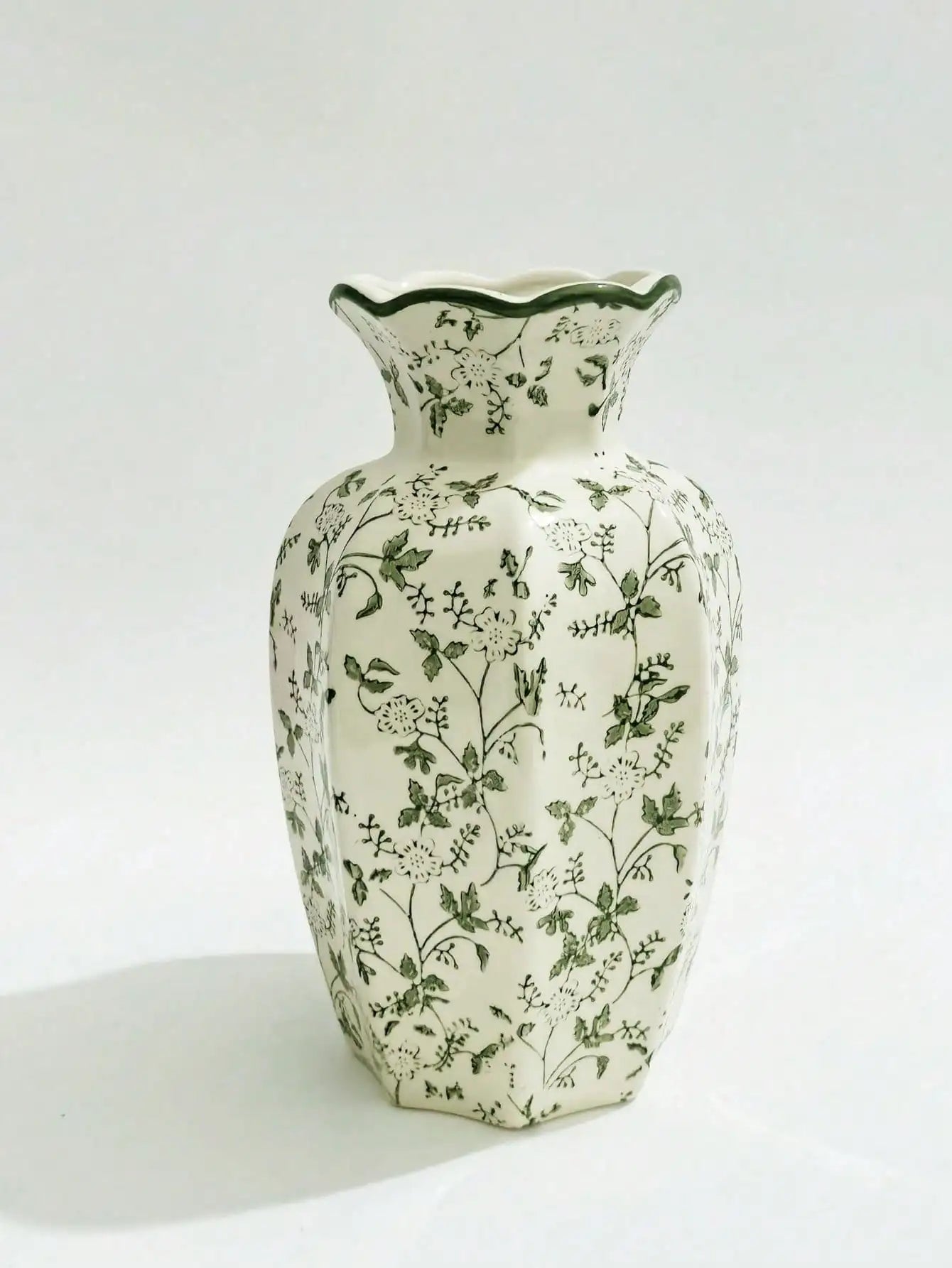 Porcelain Vase Chinese Retro Flower Decor Living Room