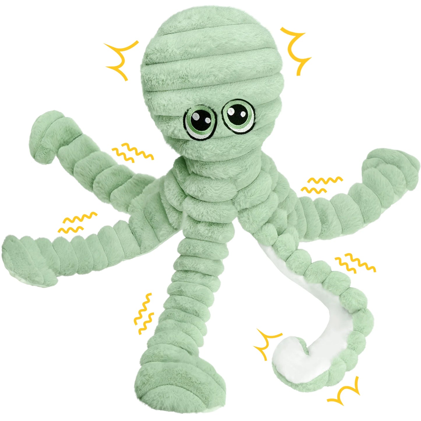Squeaky Plush Dog Toy for Interactive Chewing