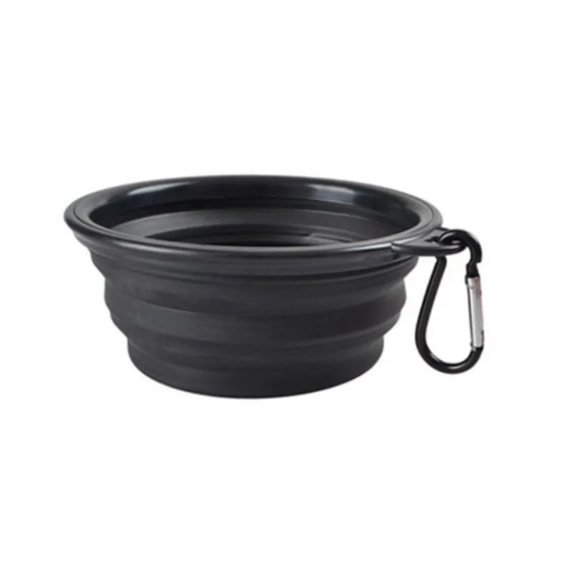 Collapsible Pet Food Bowl TPR Portable For Cats And Dogs