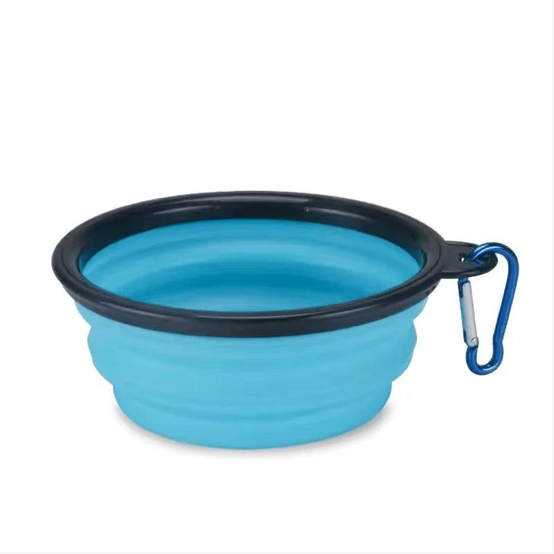 Collapsible Pet Food Bowl TPR Portable For Cats And Dogs