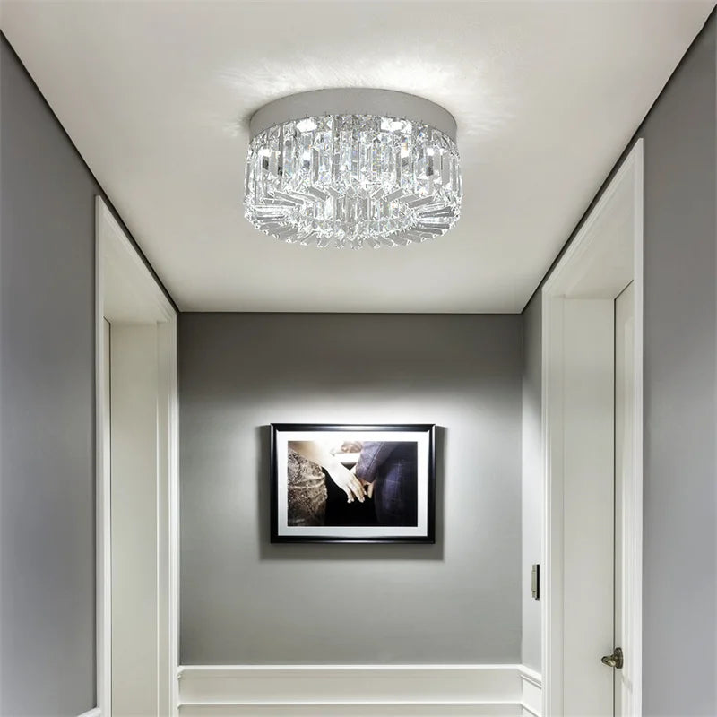 GreeLustr Crystal Led Ceiling Chandelier For Living Room