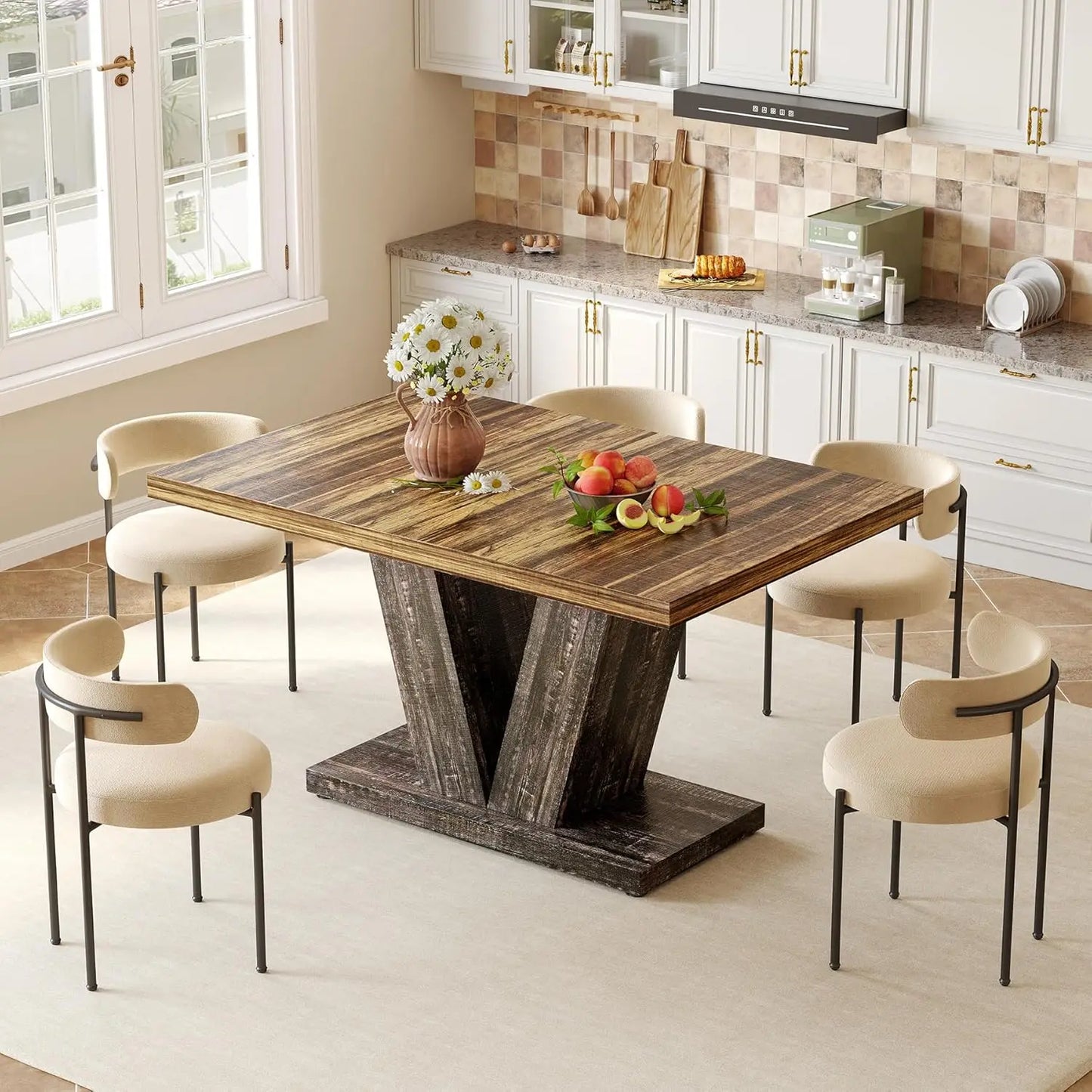 LITTLE TREE Modern Dining Table For Four
