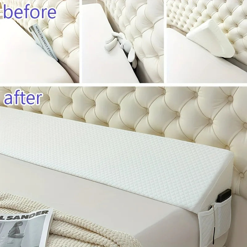 Bed Wedge Pillow Adjustable Memory Foam Snoring Alignment