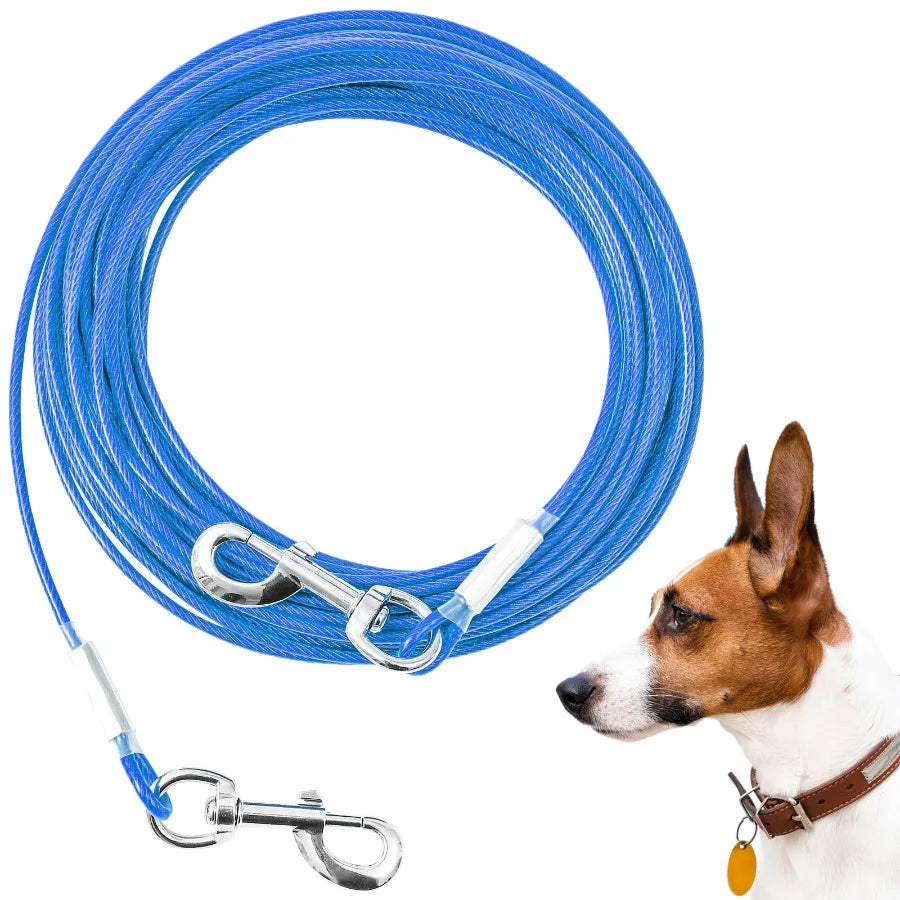 Extension Steel Wire Rope Dog Chain Anti Bite Traction Rope