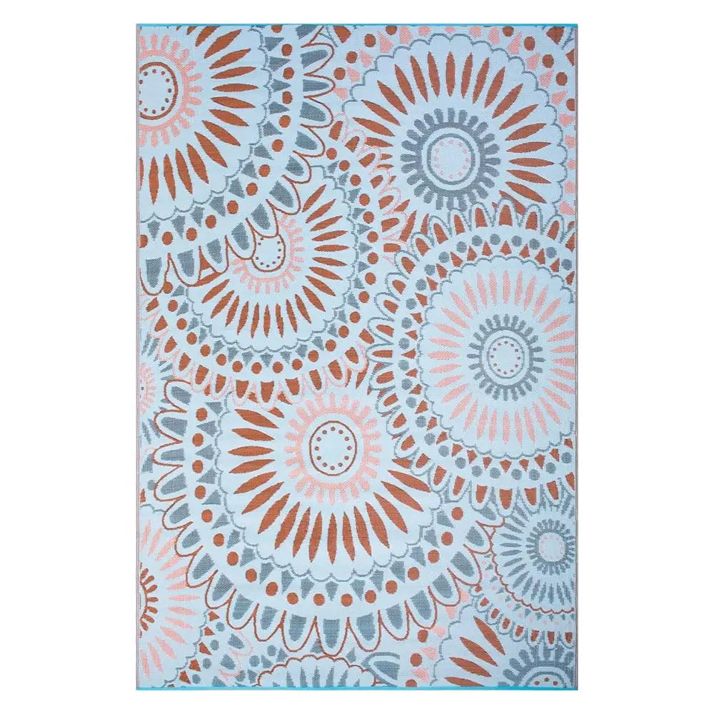 DIXSG Reversible Waterproof Outdoor Indoor Plastic Straw Mat