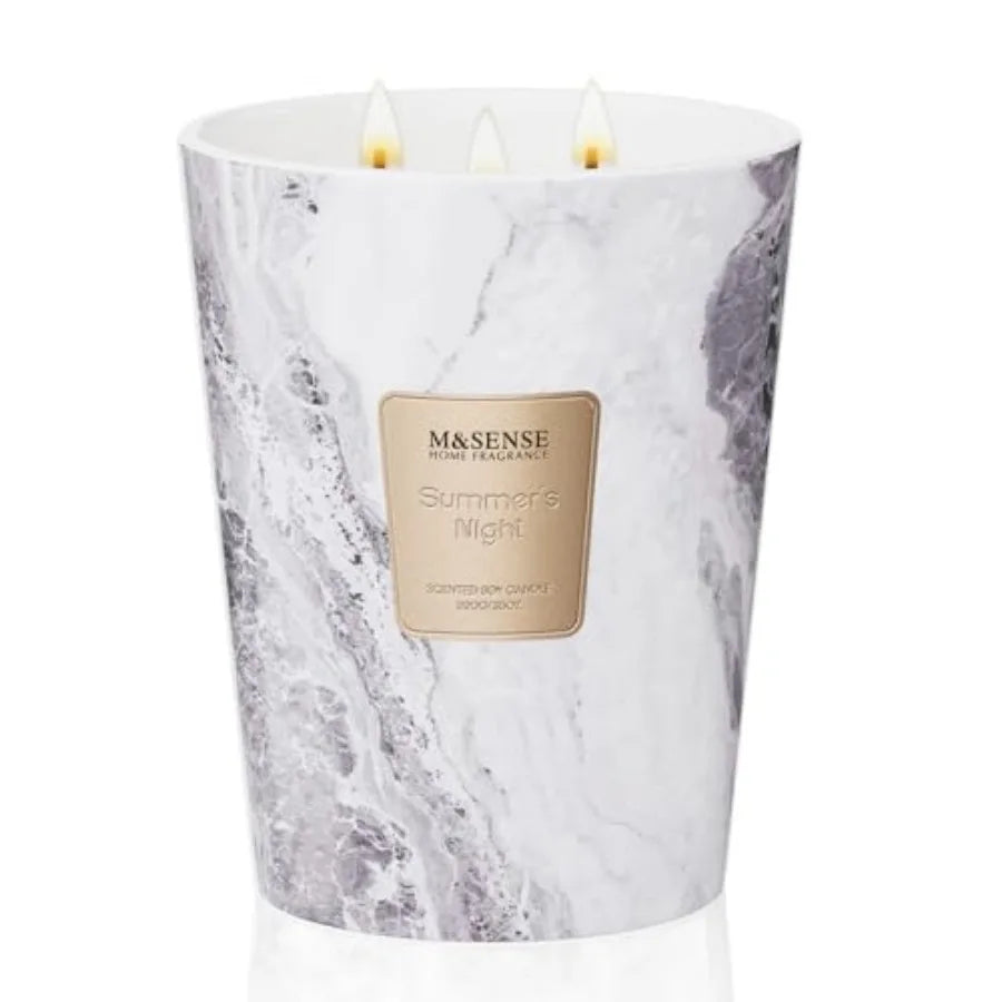 Scented 3-Wick Jar Candle For Home Decor