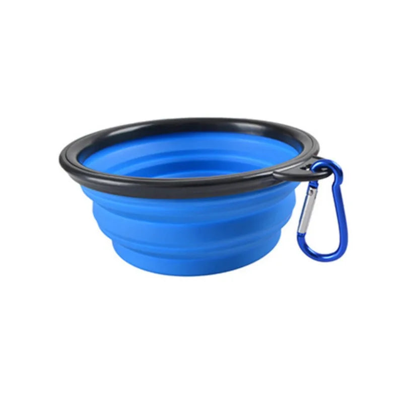 Collapsible Pet Food Bowl TPR Portable For Cats And Dogs