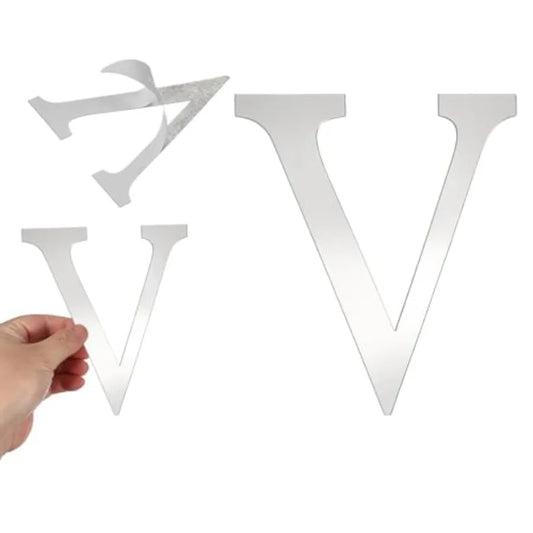 3D Alphabet Mirror Wall Decals Acrylic Adhesive Letters
