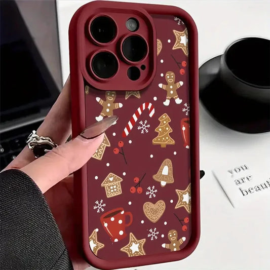 AOZILIN Cute Christmas Pattern Phone Case For iPhone