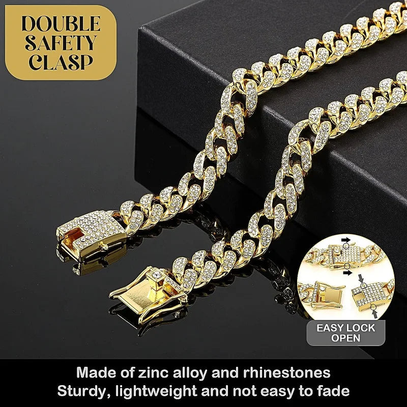 Stainless Steel Dog Chain Collar Jewelry Accessory