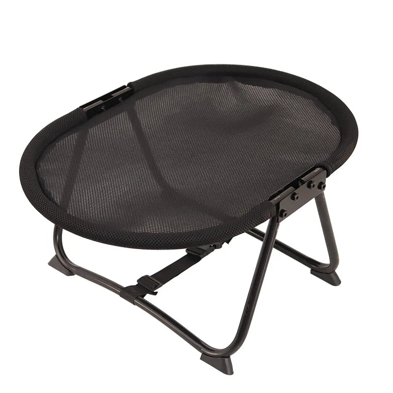 Elevated Folding Pet Bed With Breathable Mesh And Washable