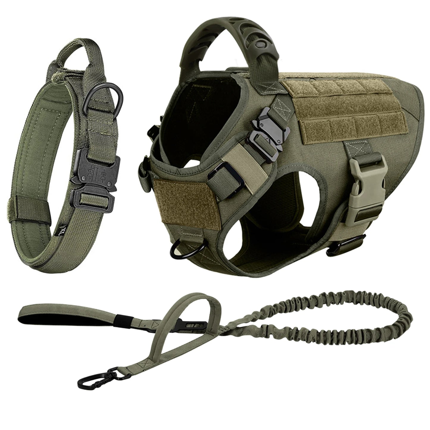 Large Dog Harness and Leash Set for German Shepherd Malinois