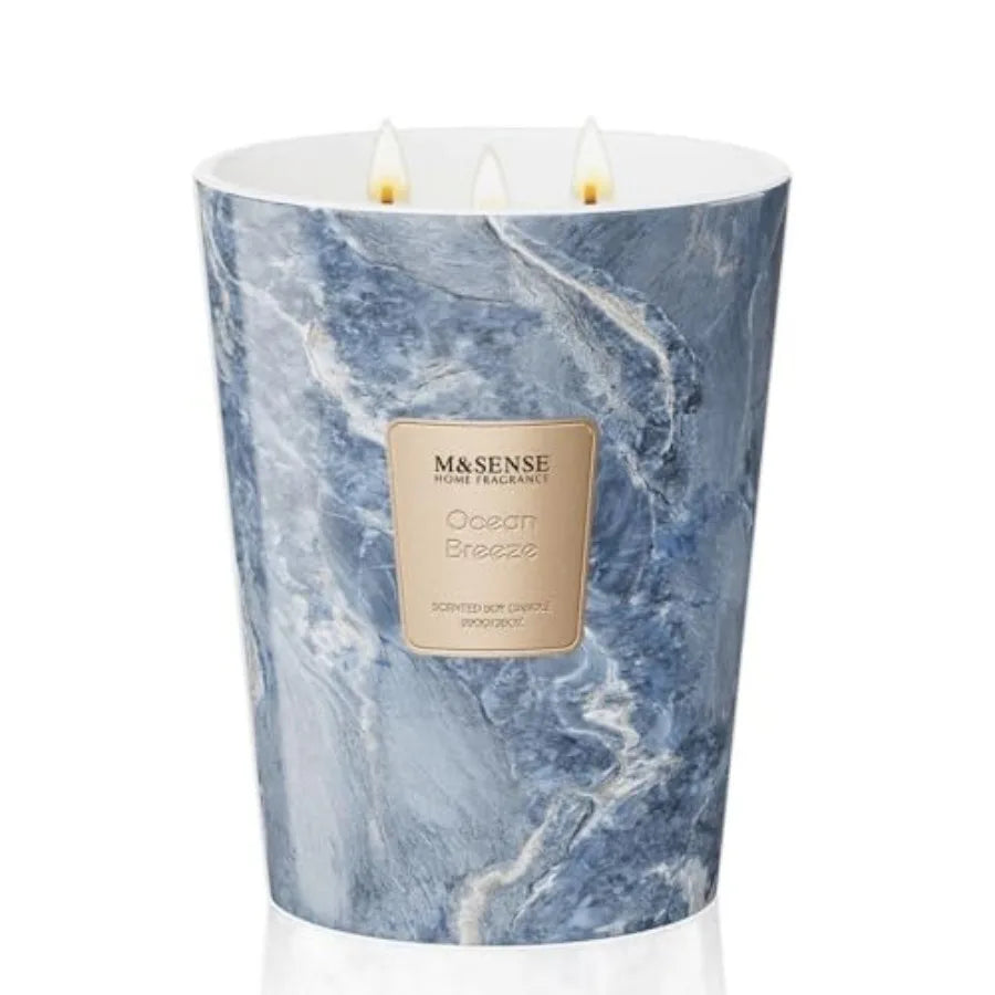 Scented 3-Wick Jar Candle For Home Decor