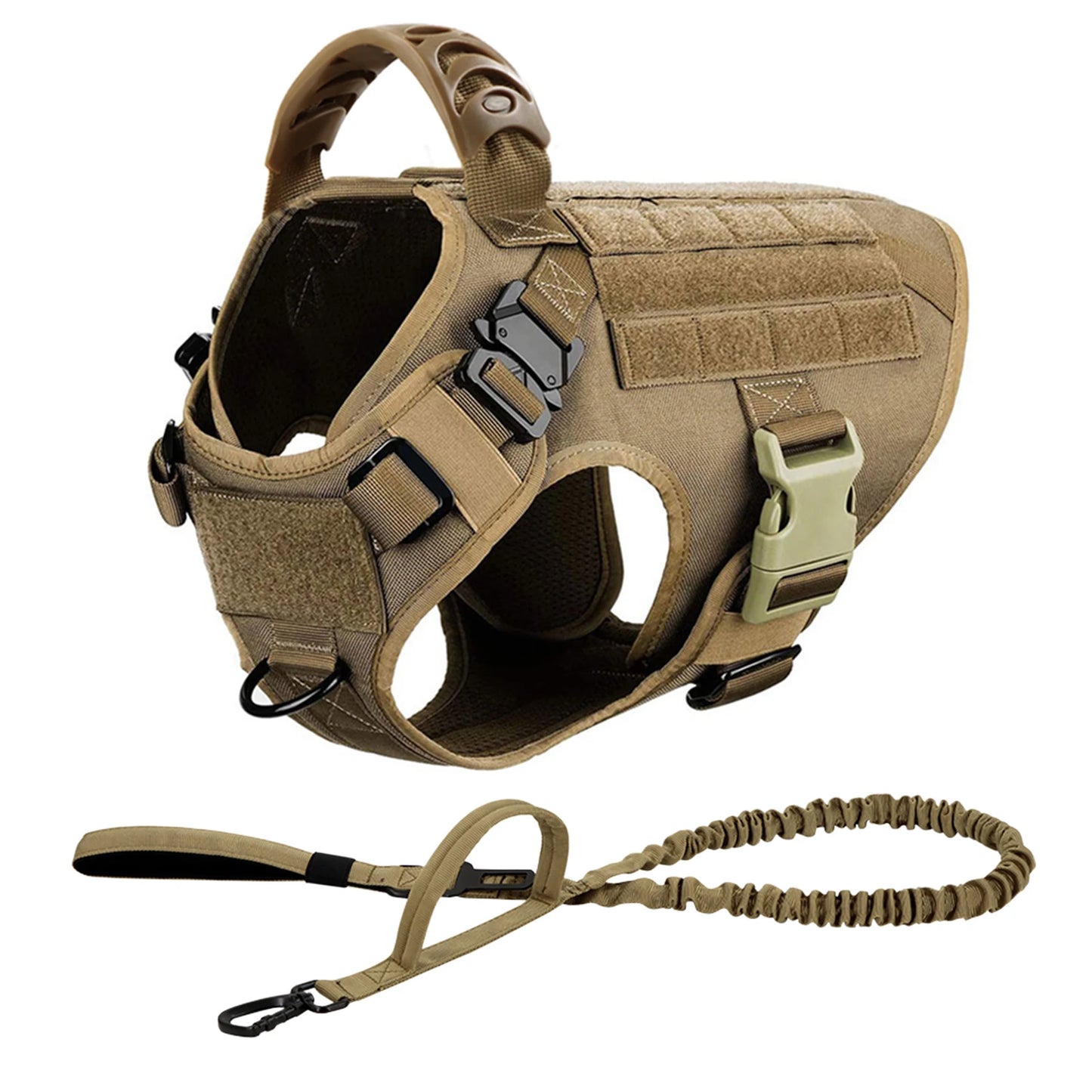 Large Dog Harness and Leash Set for German Shepherd Malinois